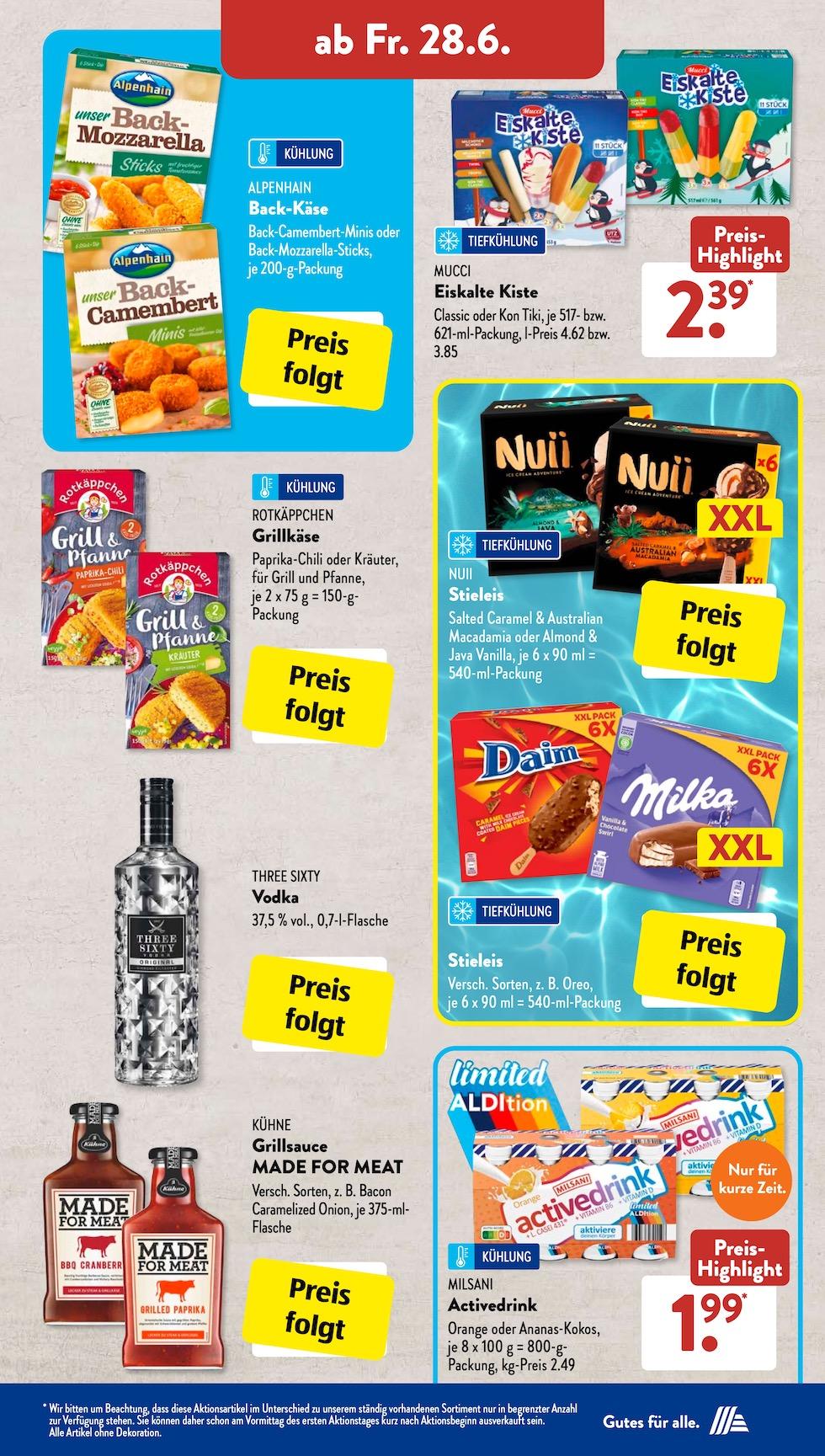Aldi Aldi Süd Prospekt ab Montag Seite 18