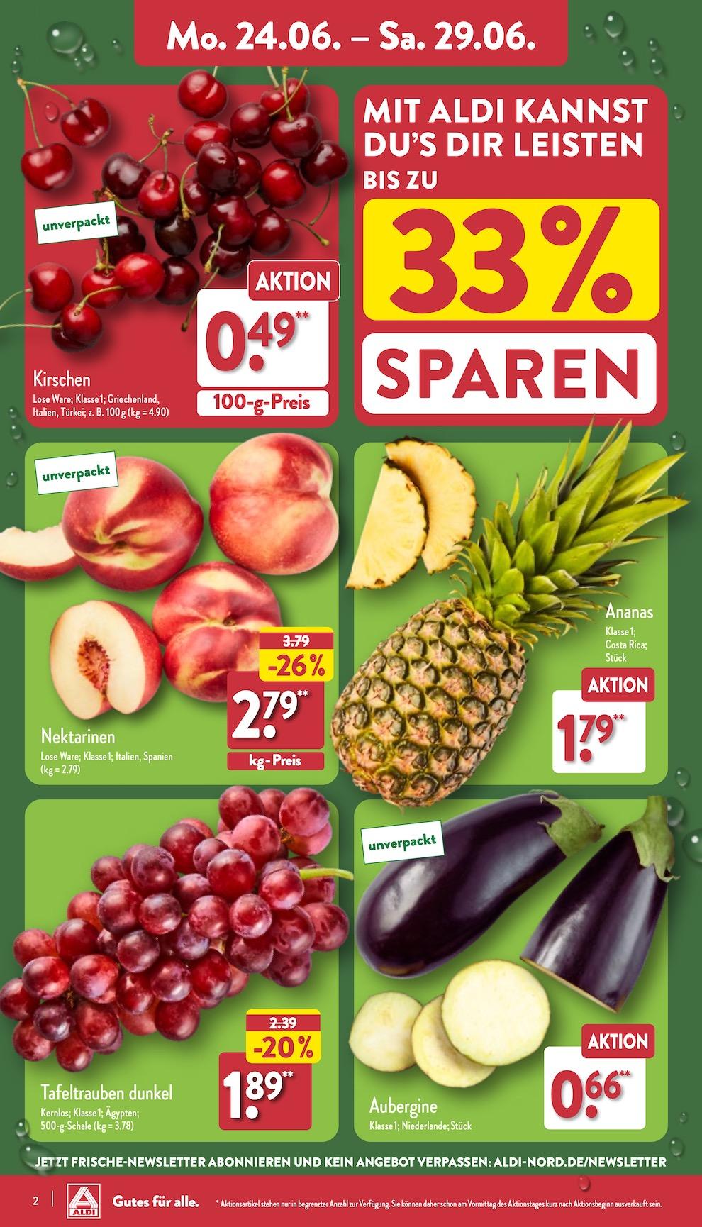 Aldi Aldi Nord Prospekt ab Montag Seite 2