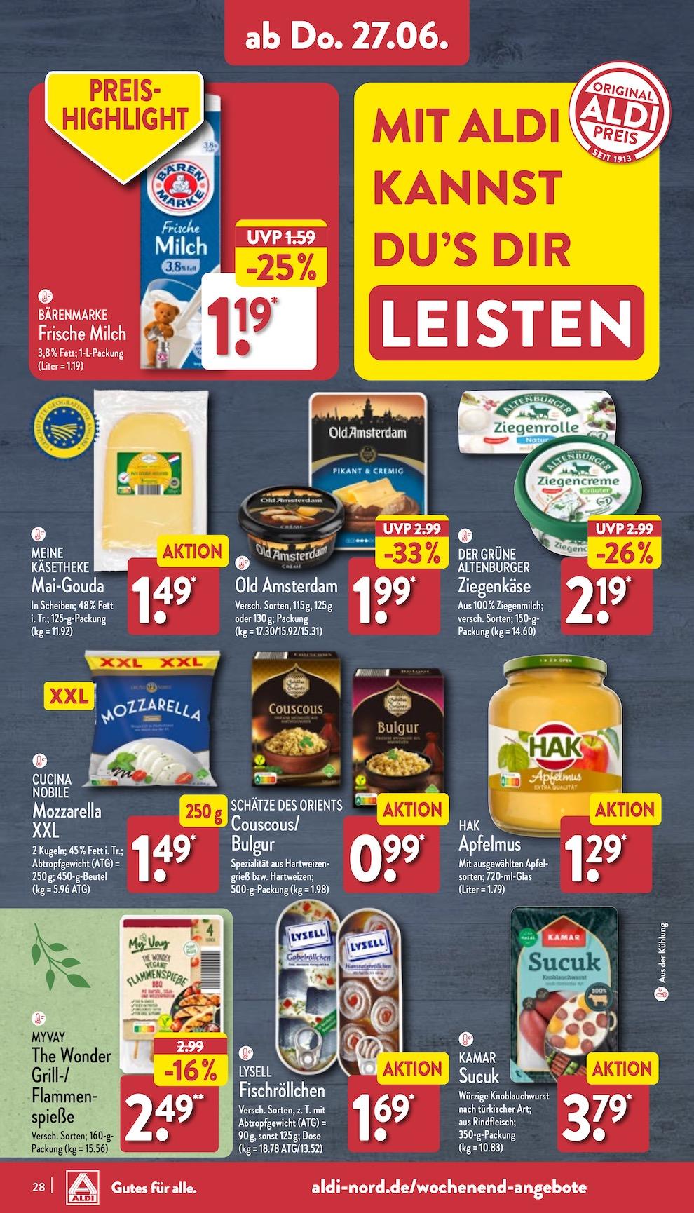 Aldi Aldi Nord Prospekt ab Montag Seite 28