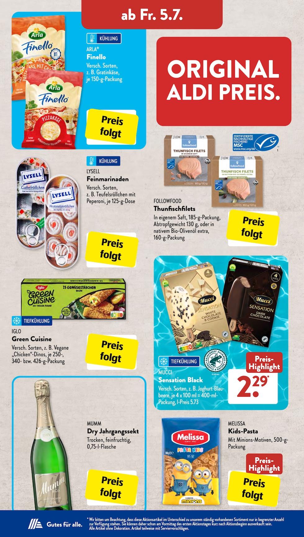 Aldi Aldi Süd Prospekt ab Montag Seite 17
