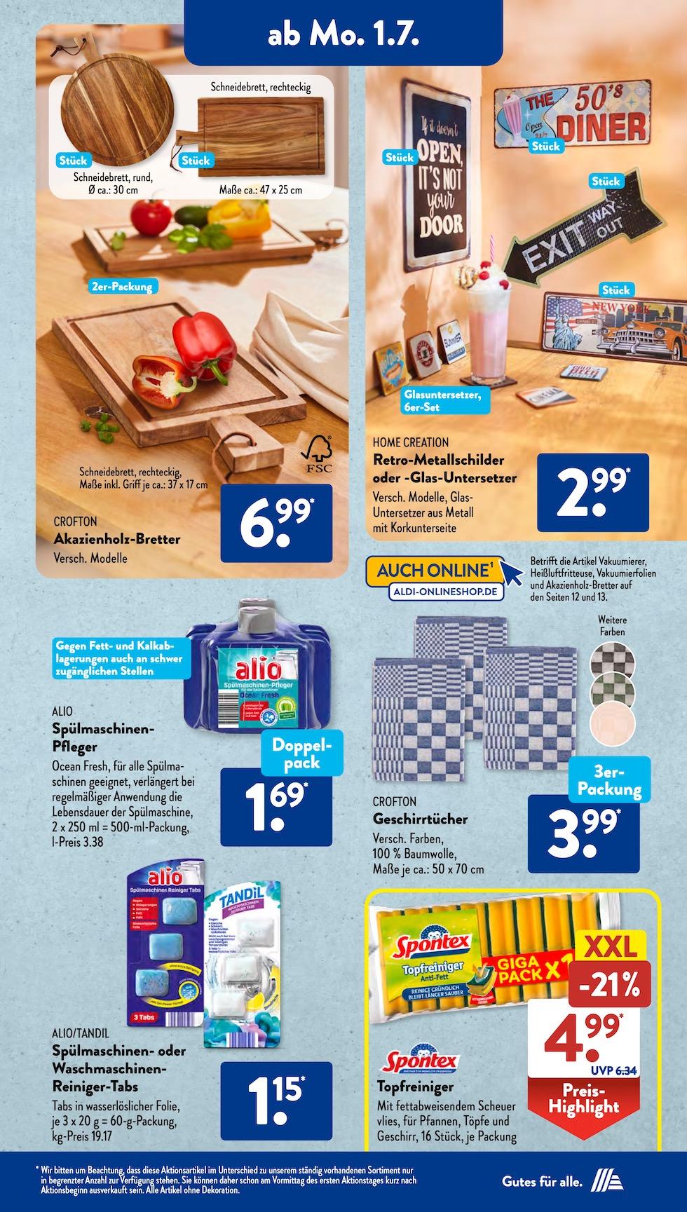 Aldi Aldi Süd Prospekt ab Montag Seite 3