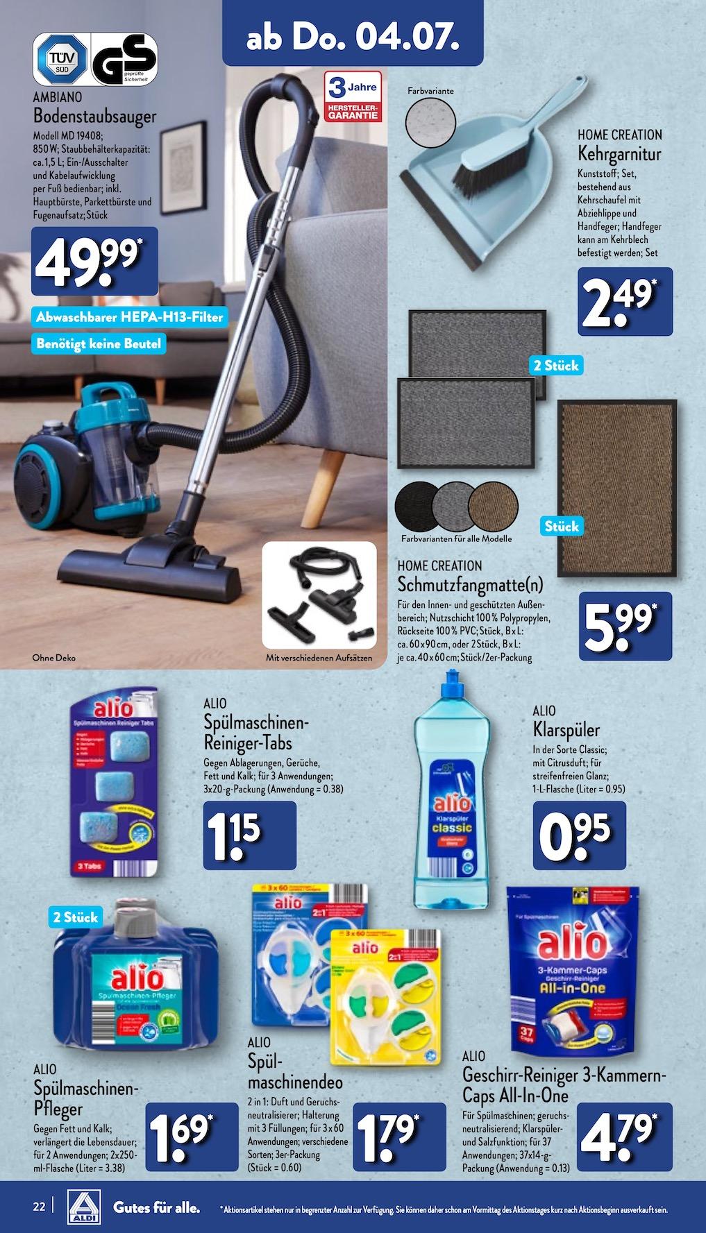 Aldi Aldi Nord Prospekt ab Montag Seite 22