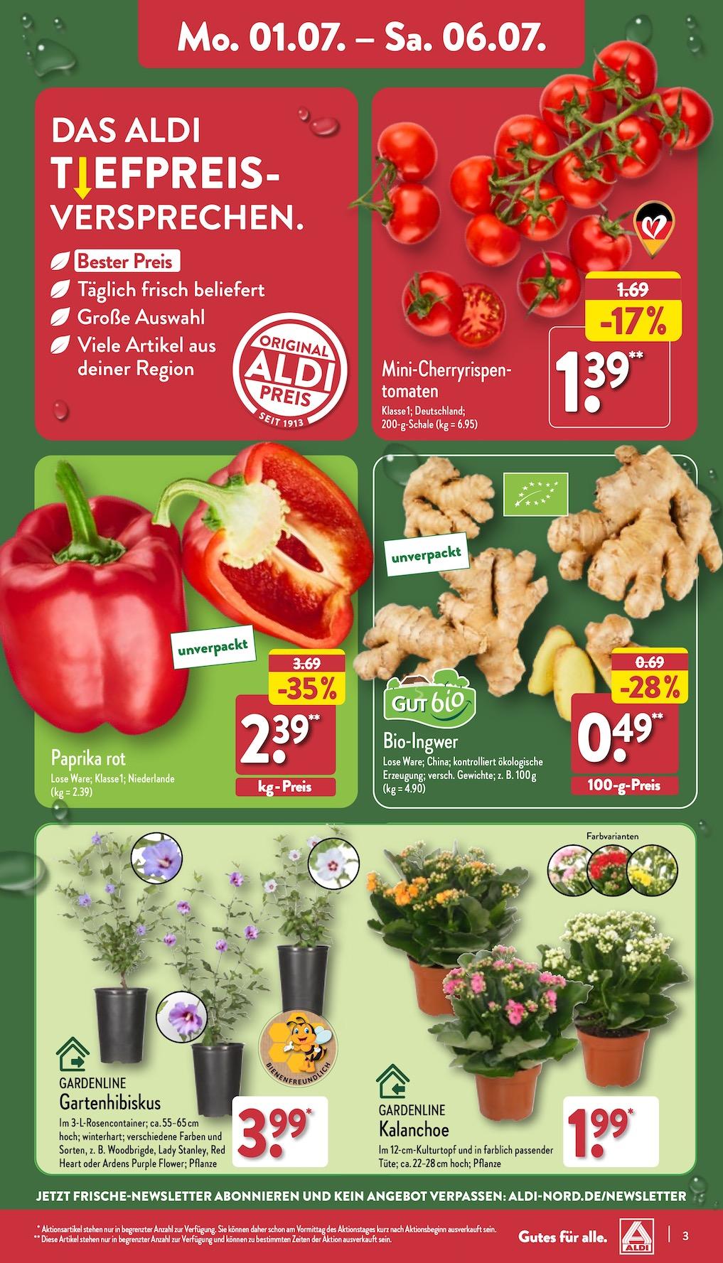 Aldi Aldi Nord Prospekt ab Montag Seite 3