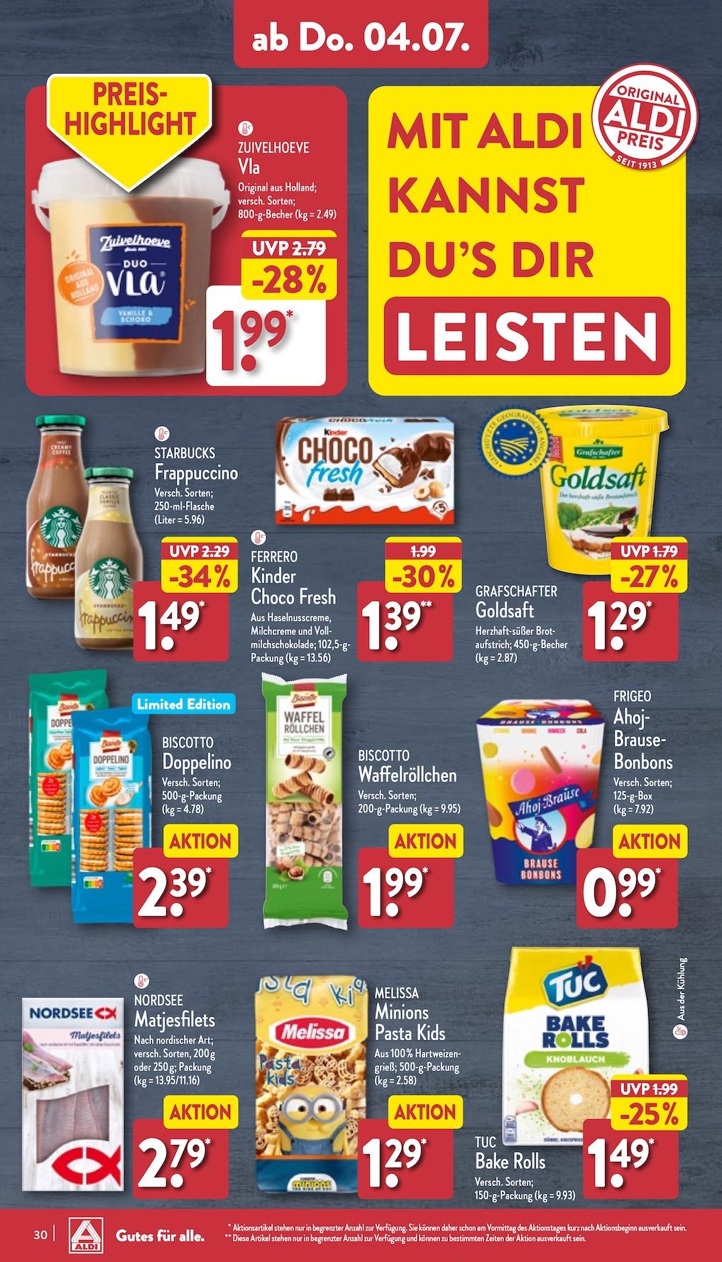 Aldi Aldi Nord Prospekt ab Montag Seite 30