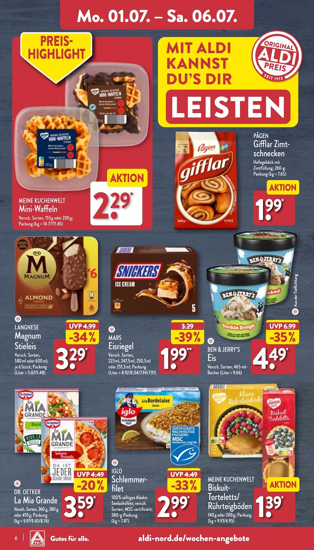 Aldi Aldi Nord Prospekt ab Montag Seite 6