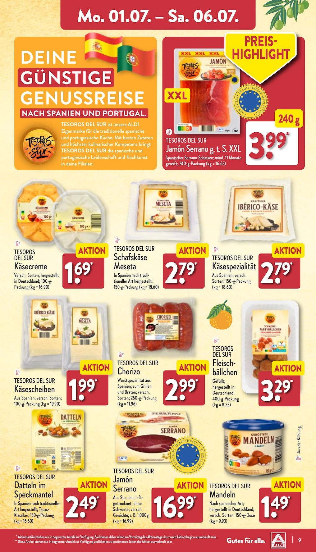 Aldi Aldi Nord Prospekt ab Montag Seite 9