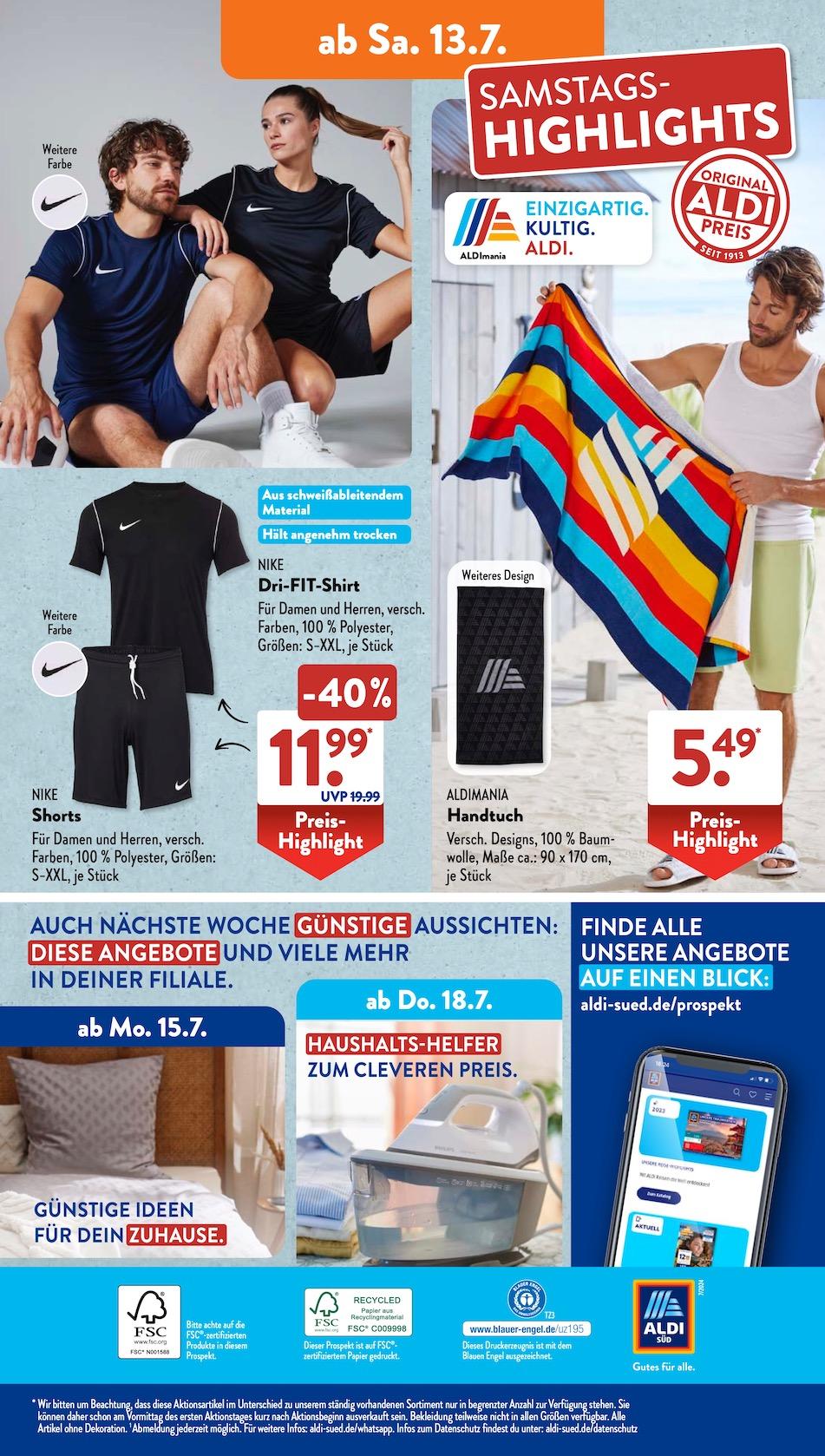Aldi Aldi Süd Prospekt ab Montag Seite 28