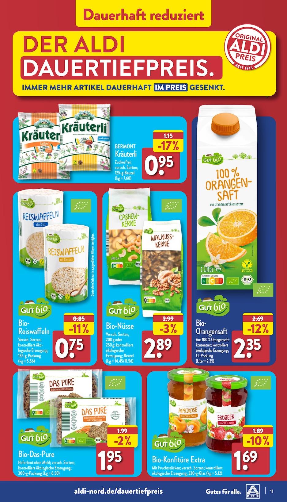 Aldi Aldi Nord Prospekt ab Montag Seite 11