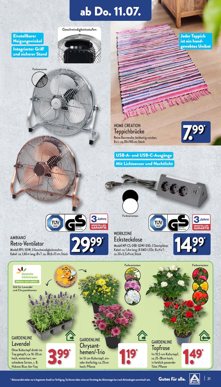 Aldi Aldi Nord Prospekt ab Montag Seite 21
