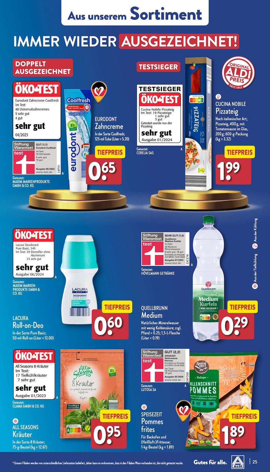 Aldi Aldi Nord Prospekt ab Montag Seite 25