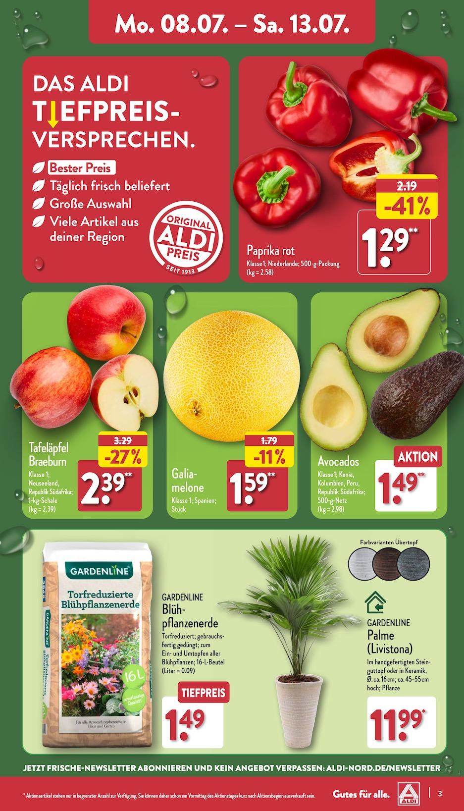 Aldi Aldi Nord Prospekt ab Montag Seite 3