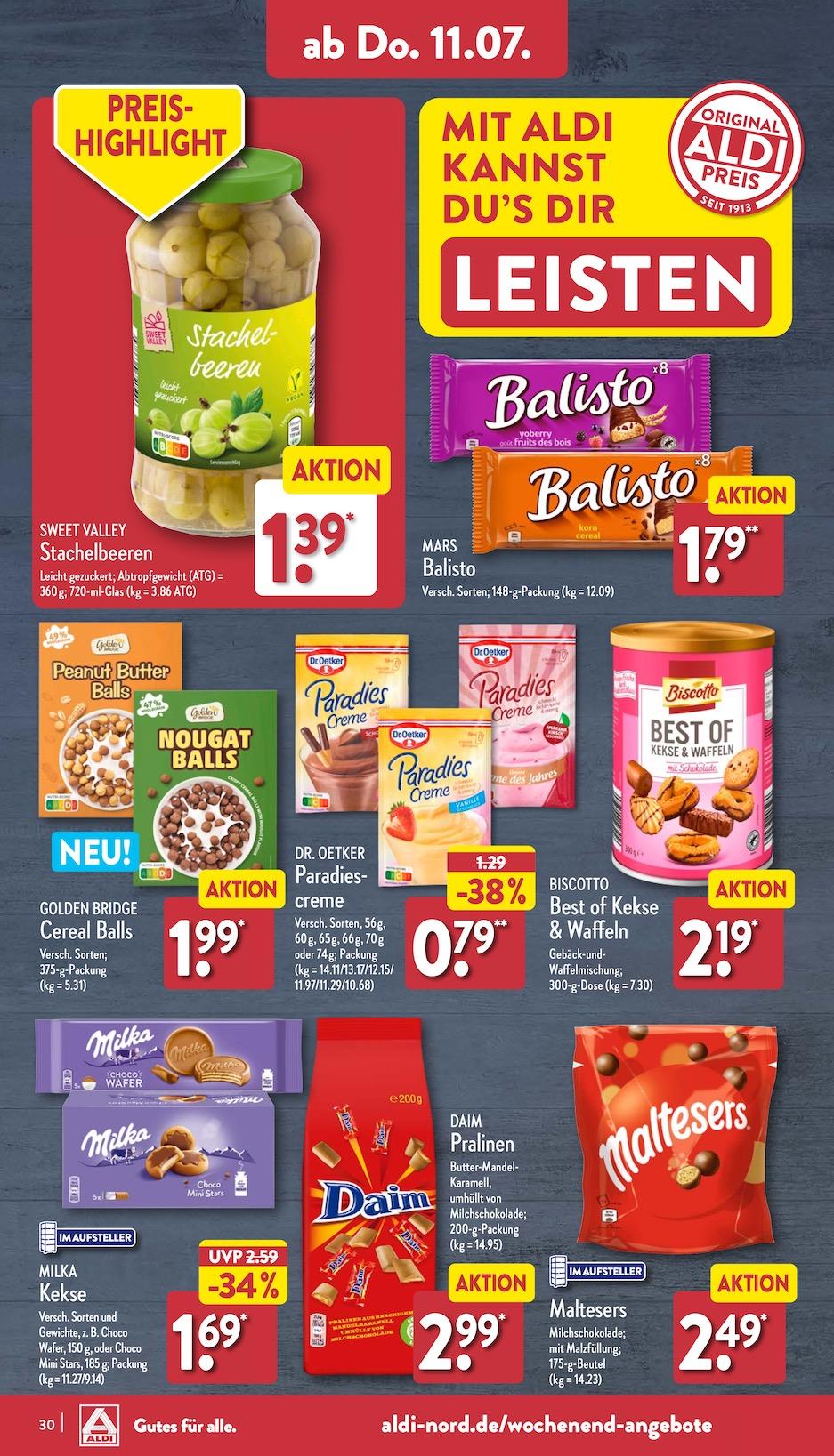 Aldi Aldi Nord Prospekt ab Montag Seite 30