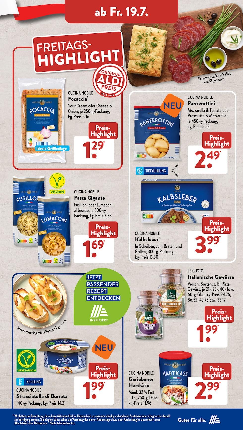 Aldi Aldi Süd Prospekt ab Montag Seite 21