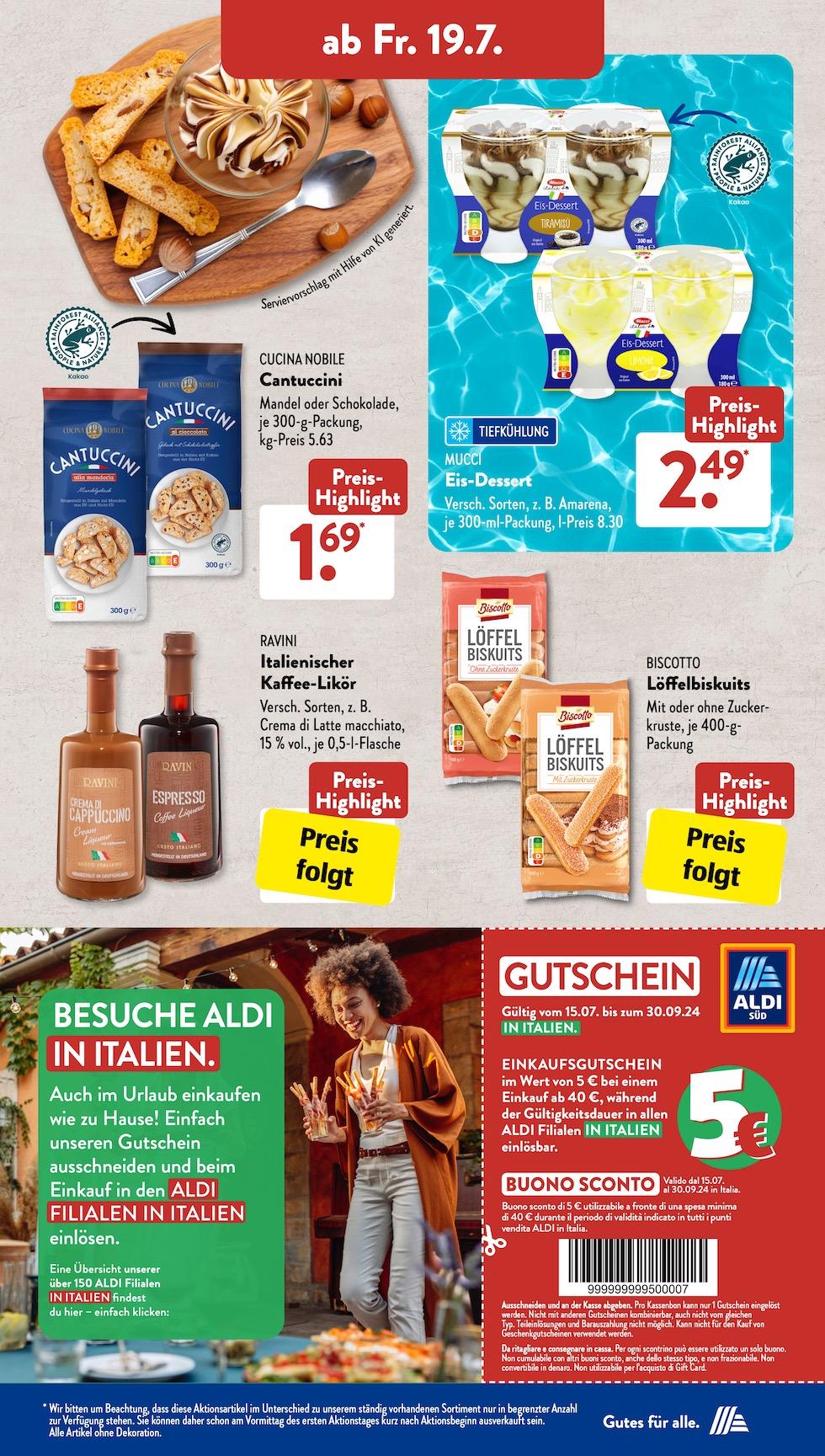 Aldi Aldi Süd Prospekt ab Montag Seite 23