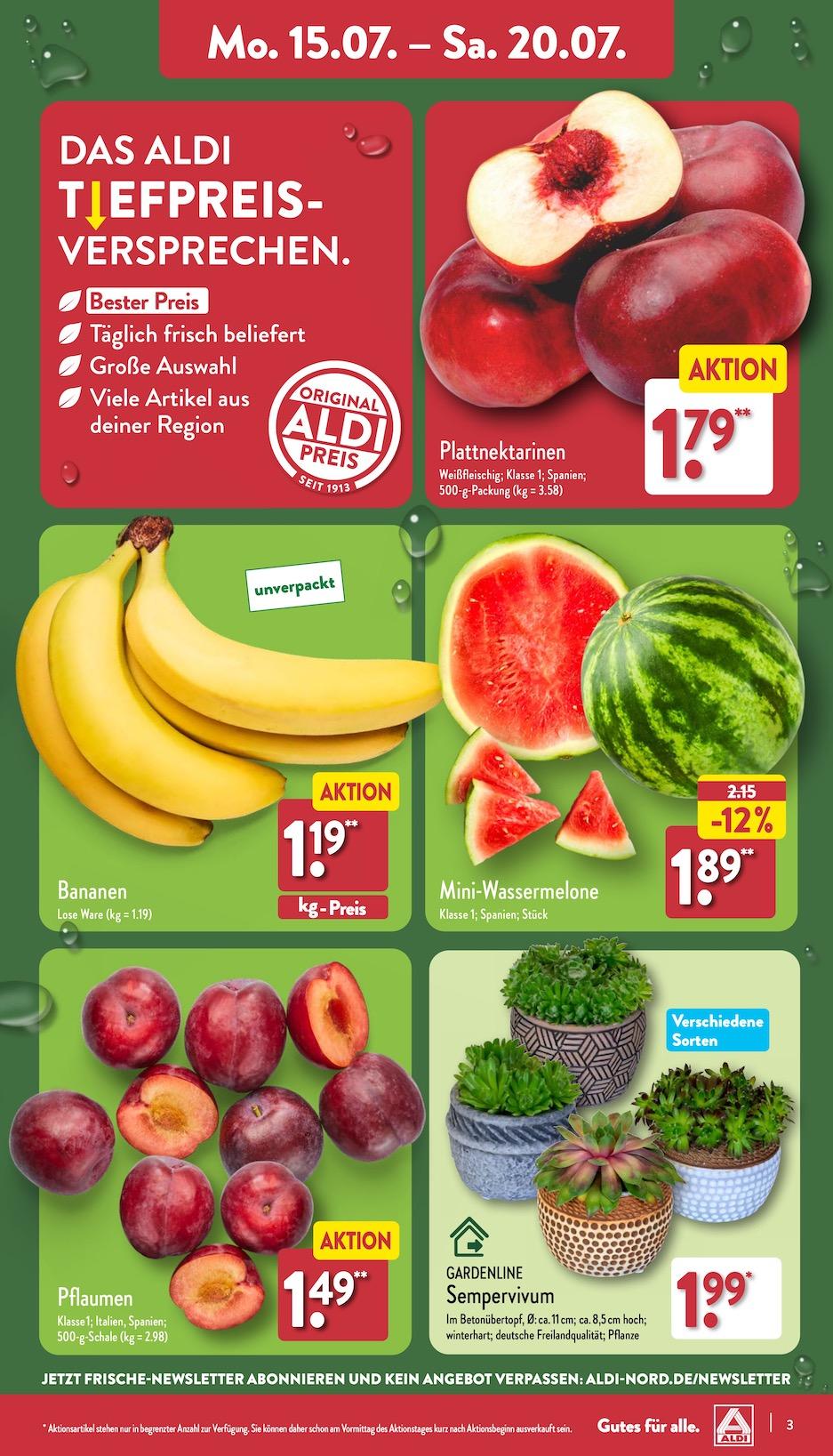 Aldi Aldi Nord Prospekt ab Montag Seite 3