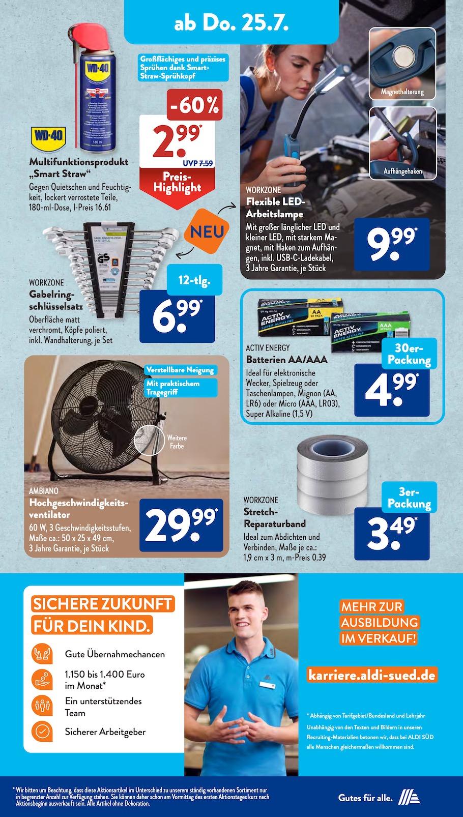 Aldi Aldi Süd Prospekt ab Montag Seite 14
