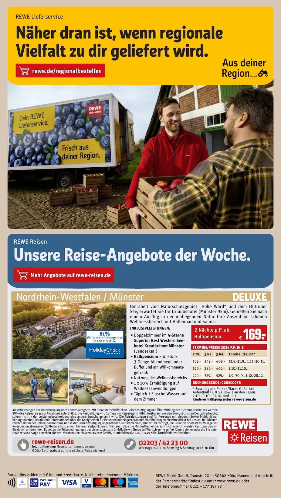 Rewe Aktueller Prospekt ab Montag Seite 22