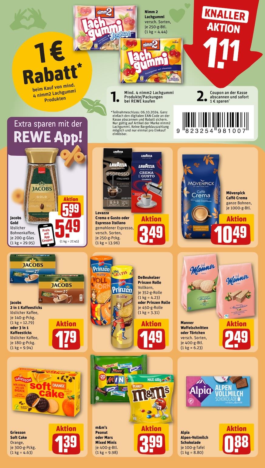 Rewe Aktueller Prospekt ab Montag Seite 21