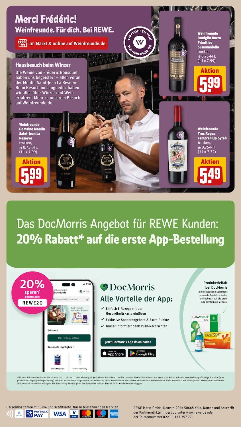 Rewe Aktueller Prospekt ab Montag Seite 20