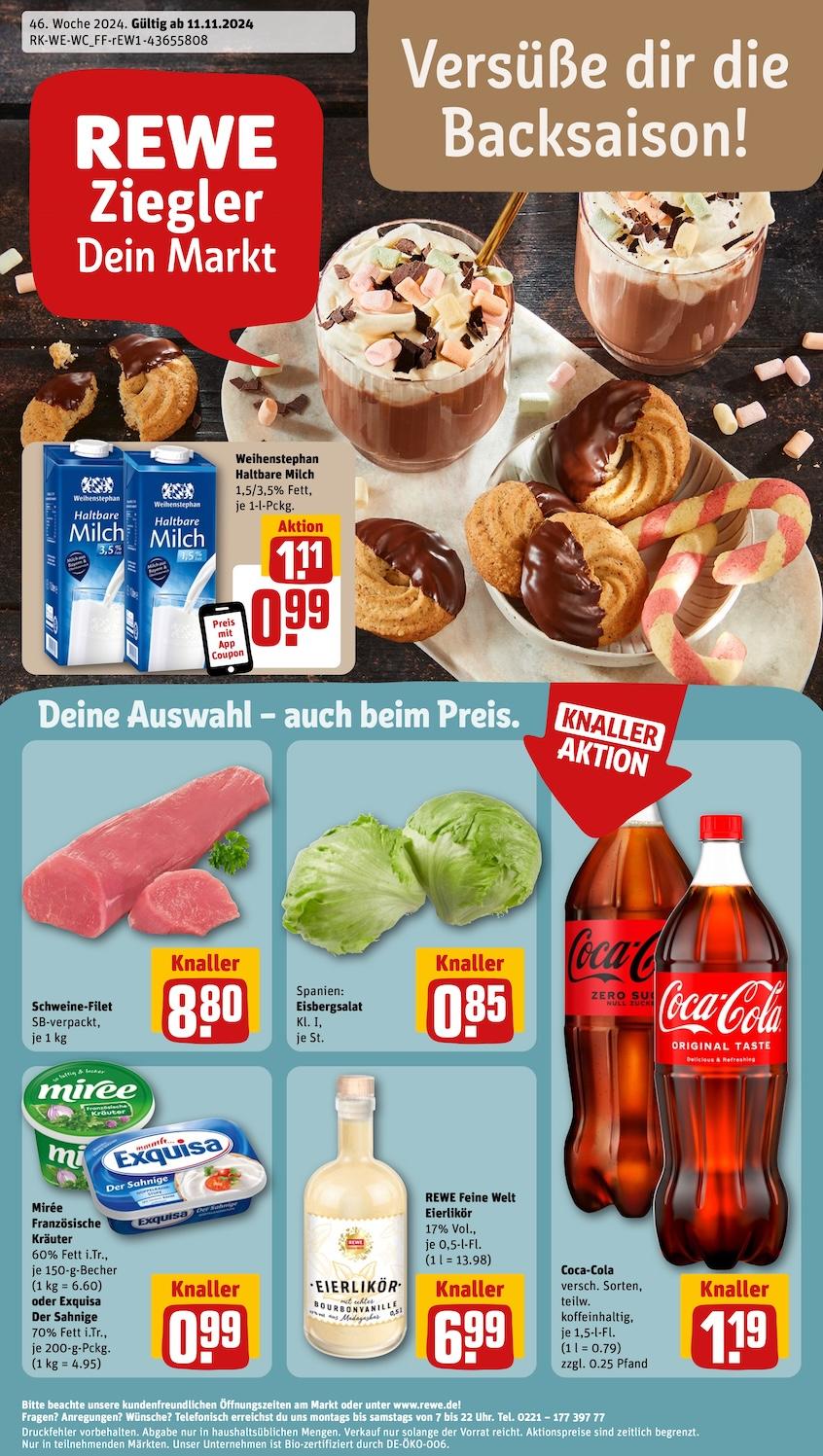 Rewe Aktueller Prospekt ab Montag Seite 1