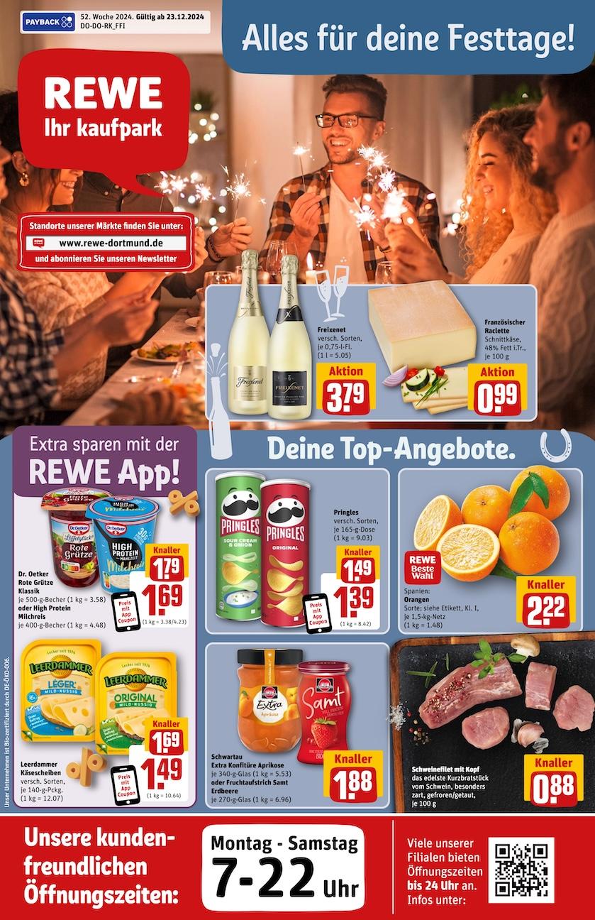 Rewe Aktueller Prospekt ab Montag Seite 1