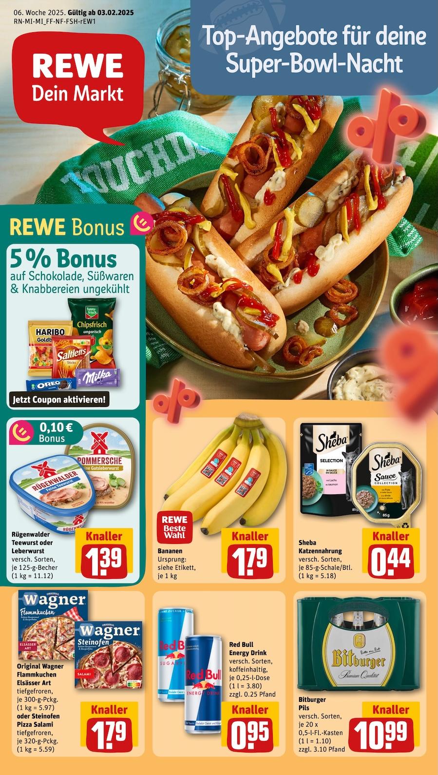 Rewe Aktueller Prospekt ab Montag Seite 1