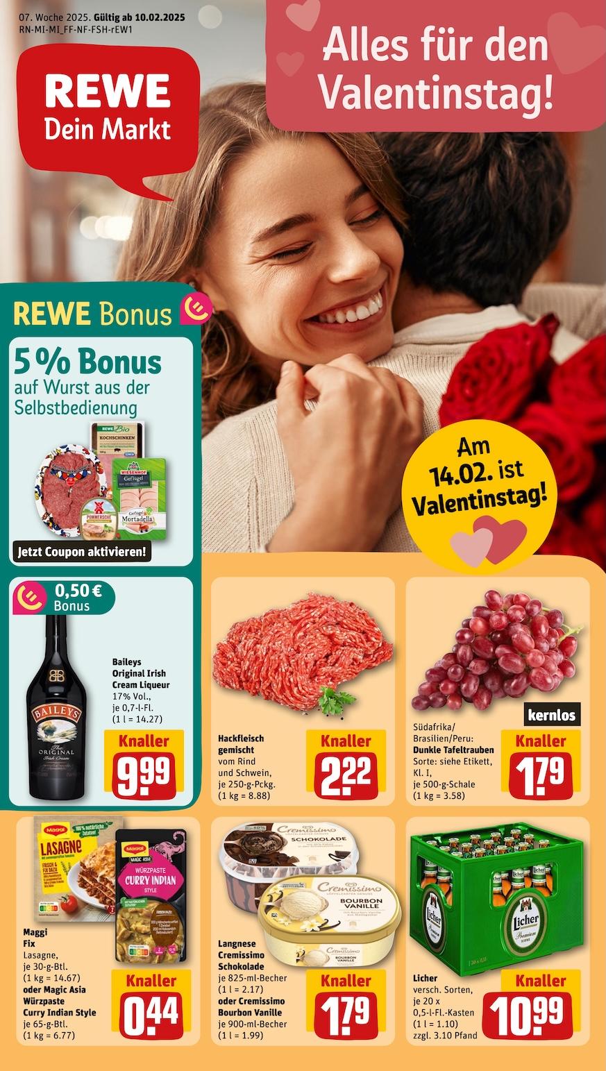 Rewe Aktueller Prospekt ab Montag Seite 1