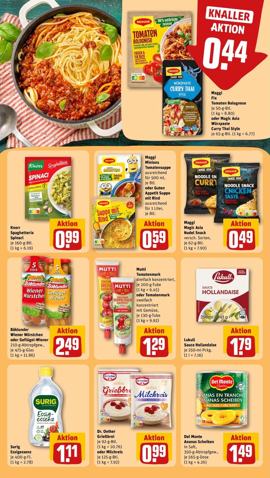 Rewe Aktueller Prospekt ab Montag Seite 22