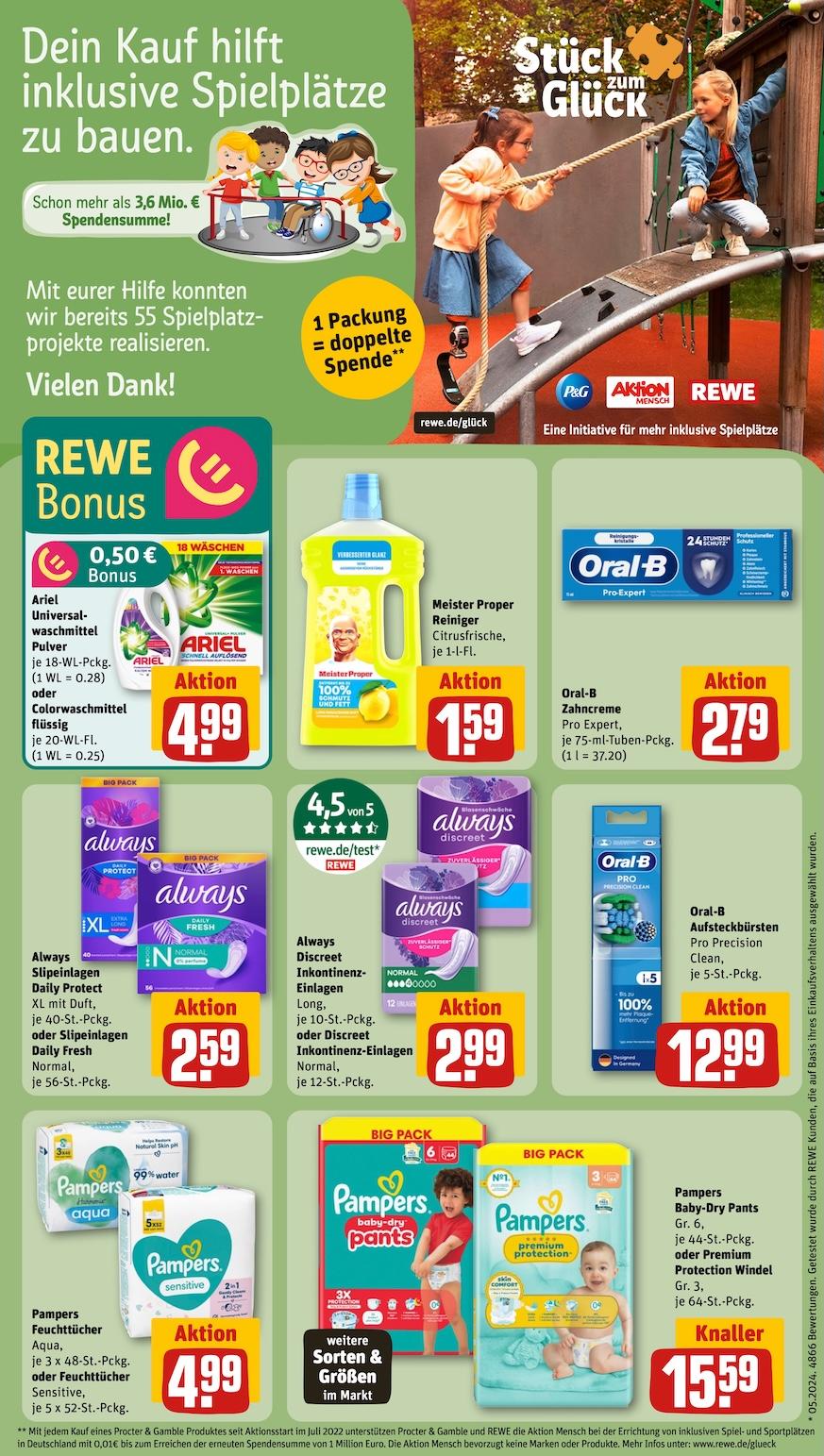 Rewe Aktueller Prospekt ab Montag Seite 21