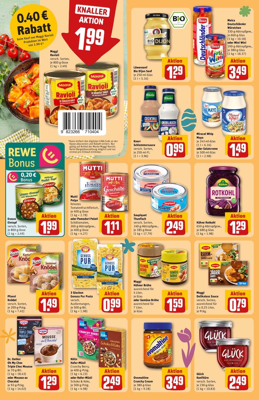 Rewe Aktueller Prospekt ab Montag Seite 20