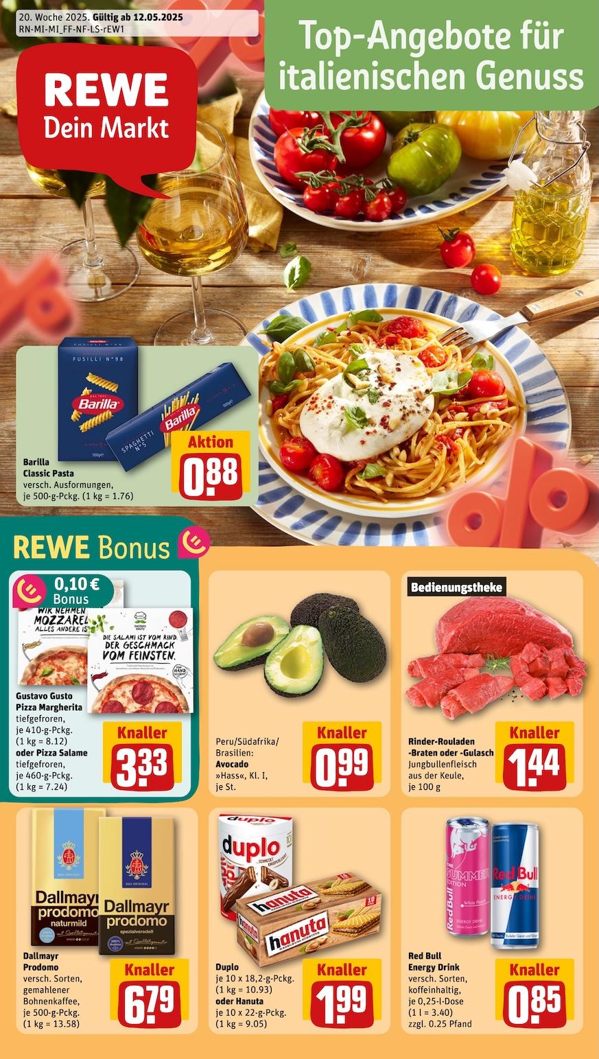 Rewe Aktueller Prospekt ab Montag Seite 1