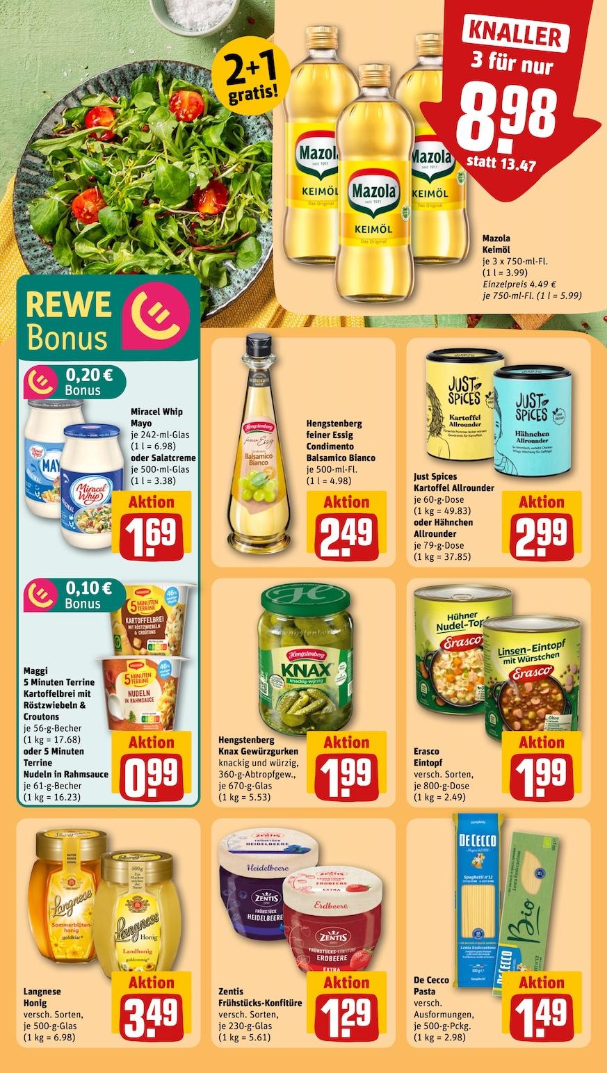 Rewe Aktueller Prospekt ab Montag Seite 20