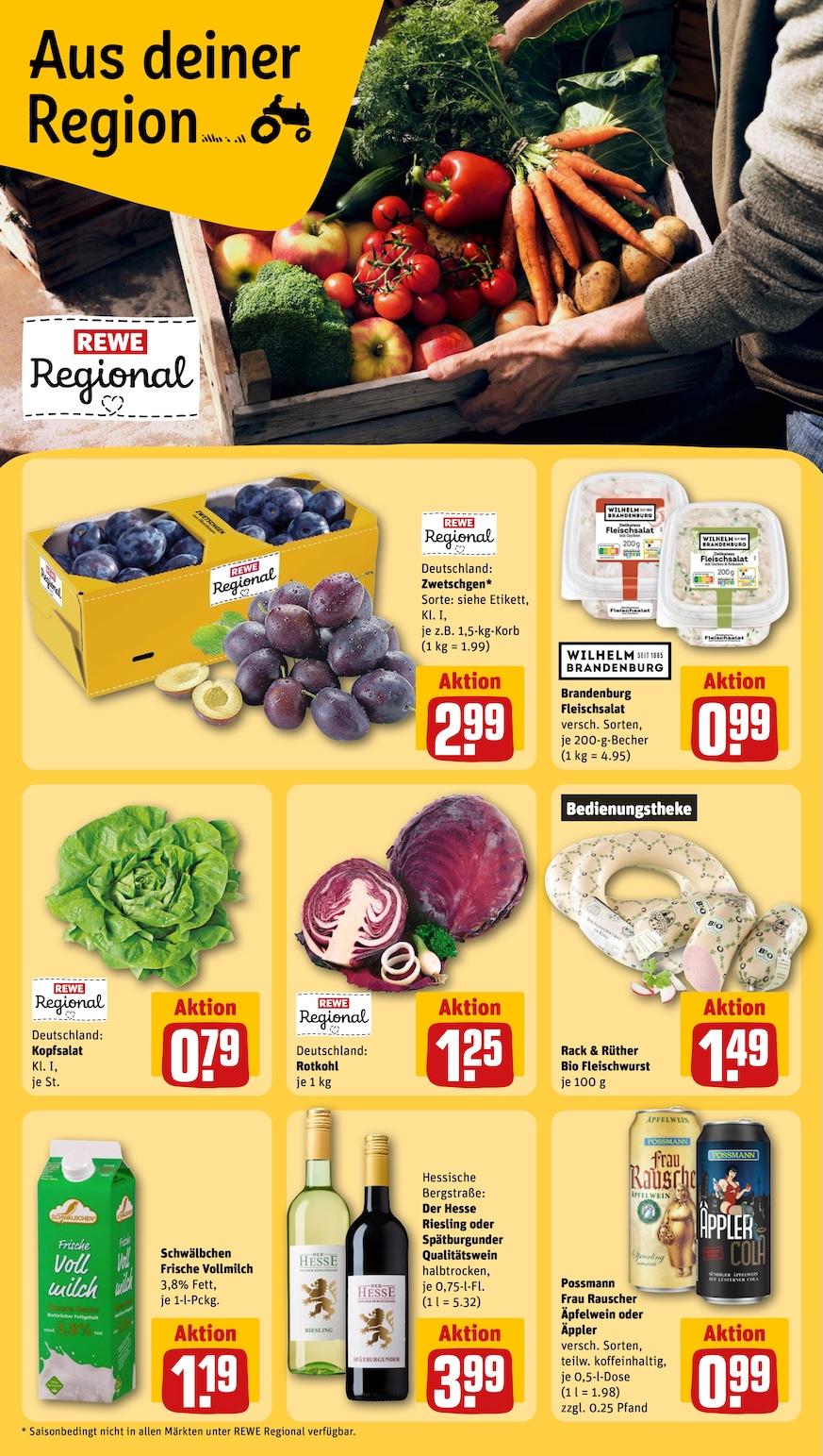 Rewe Aktueller Prospekt ab Montag Seite 21