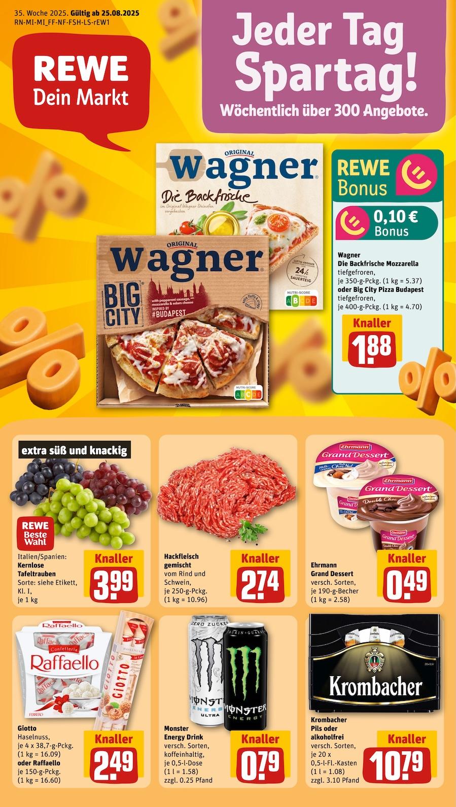 Rewe Aktueller Prospekt ab Montag Seite 1