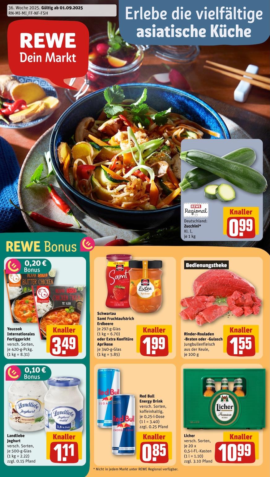 Rewe Aktueller Prospekt ab Montag Seite 1