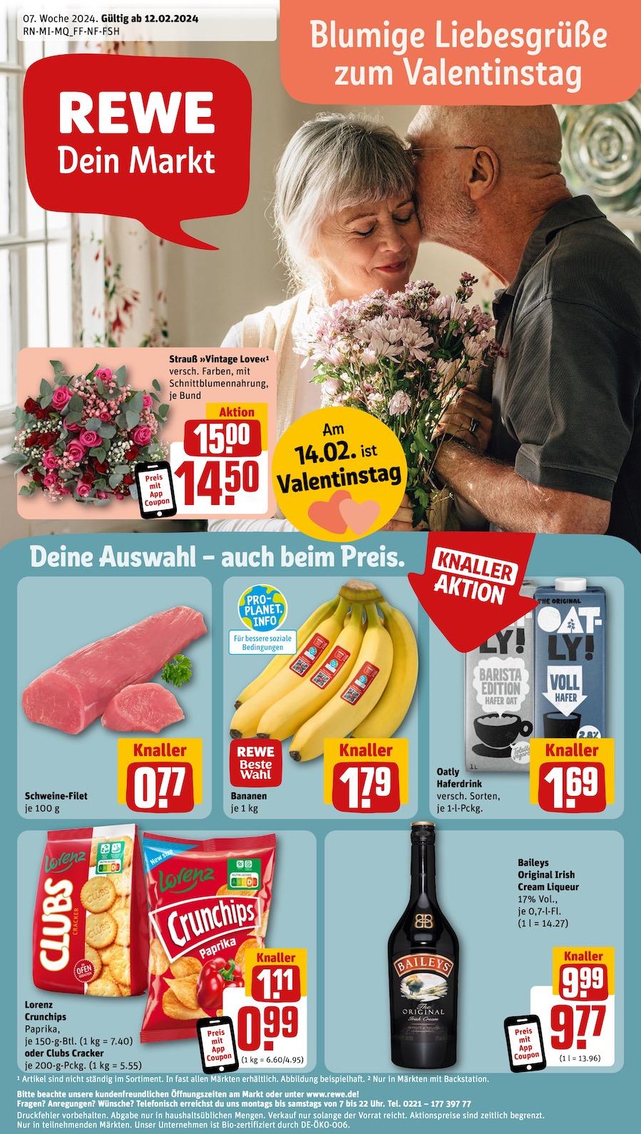 Rewe Aktueller Prospekt ab Montag Seite 1