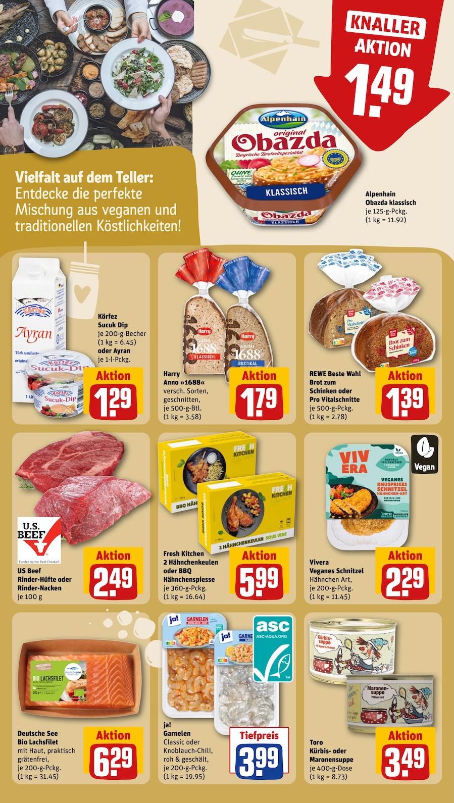 Rewe Aktueller Prospekt ab Montag Seite 22