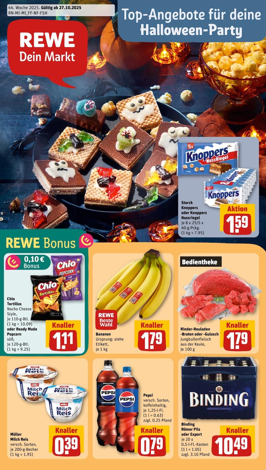 Rewe Aktueller Prospekt ab Montag Seite 1