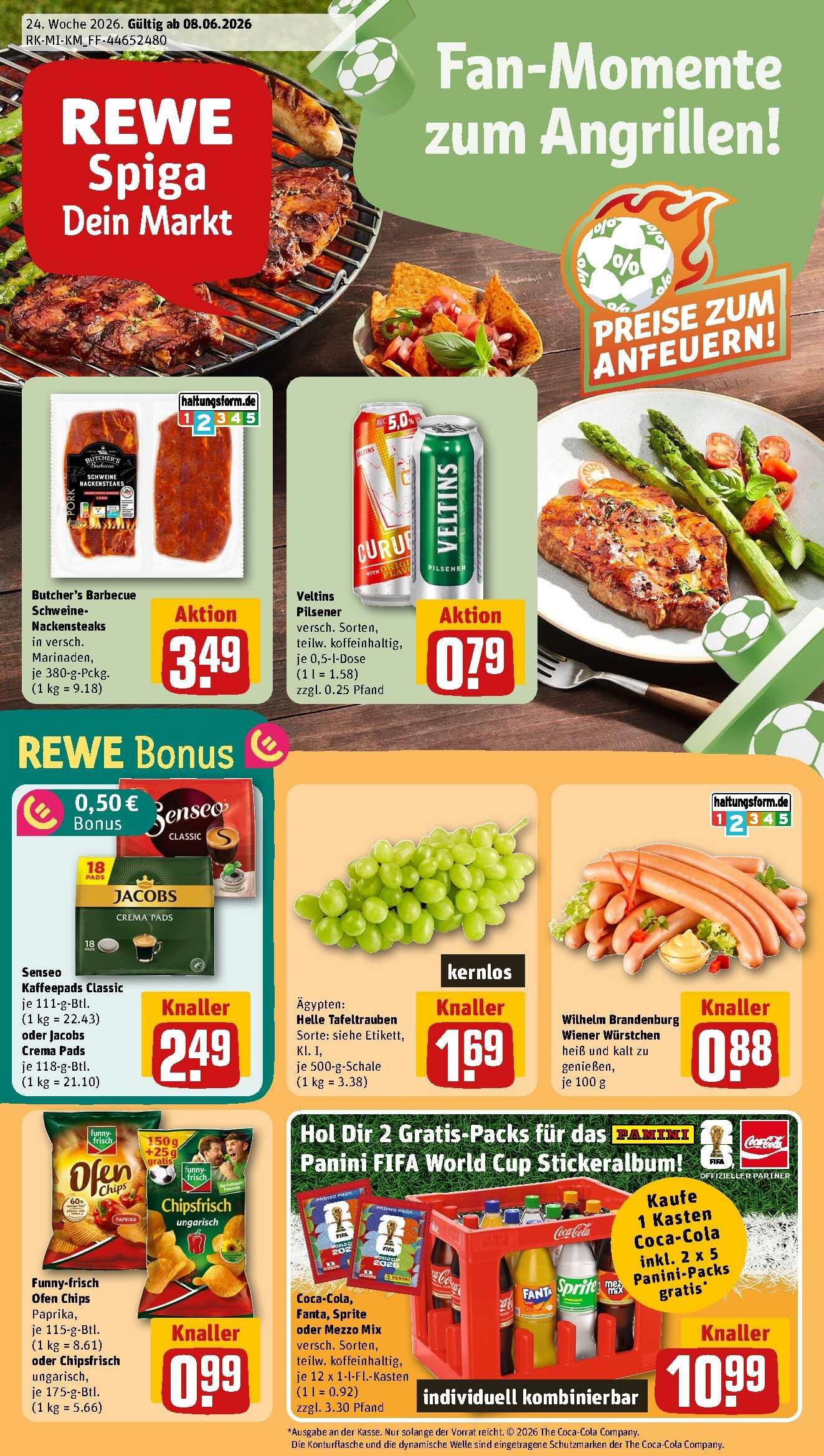 Rewe Aktueller Prospekt ab Montag Seite 1
