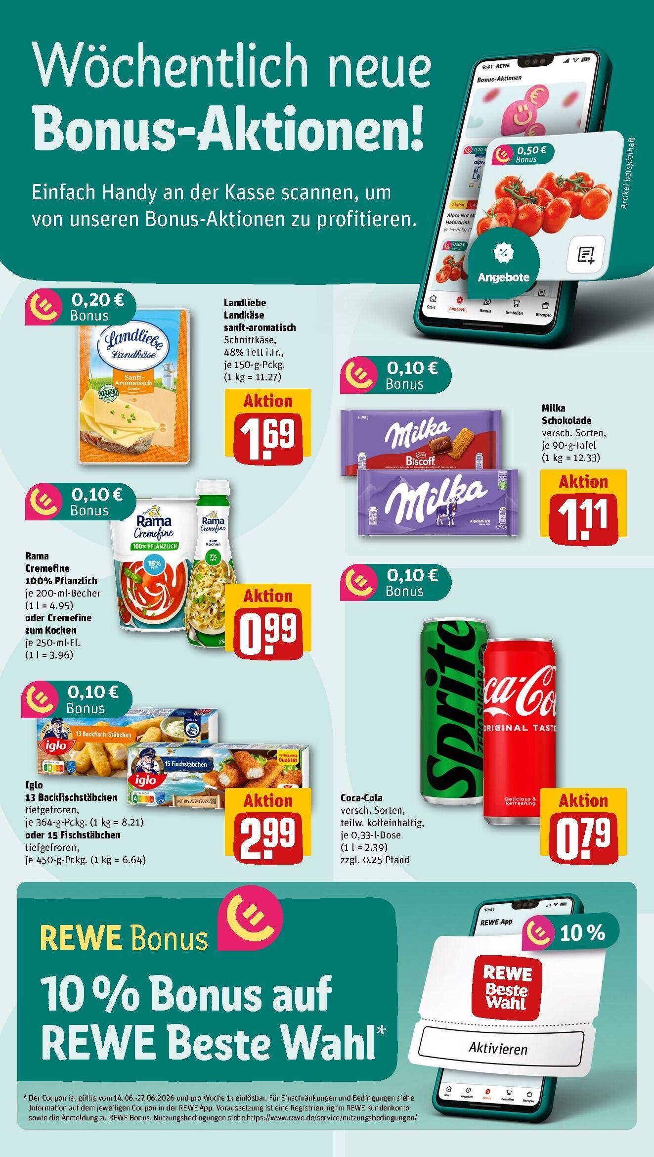 Rewe Aktueller Prospekt ab Montag Seite 2