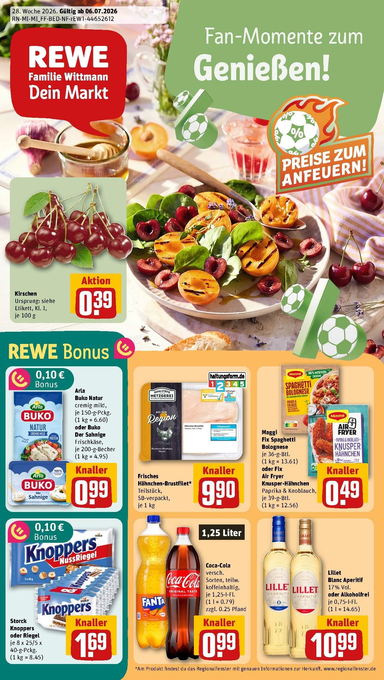 Rewe Aktueller Prospekt ab Montag Seite 1
