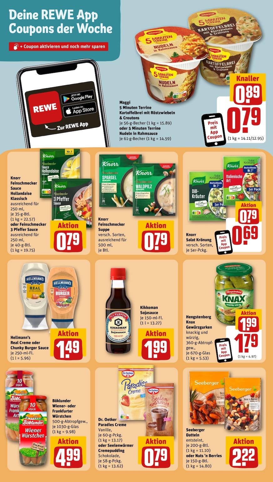 Rewe Aktueller Prospekt ab Montag Seite 22