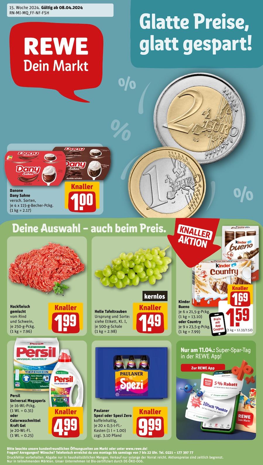 Rewe Aktueller Prospekt ab Montag Seite 1