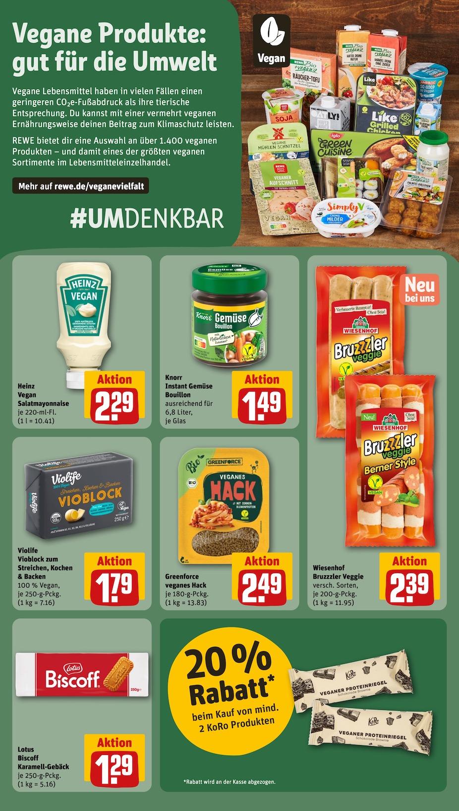 Rewe Aktueller Prospekt ab Montag Seite 20