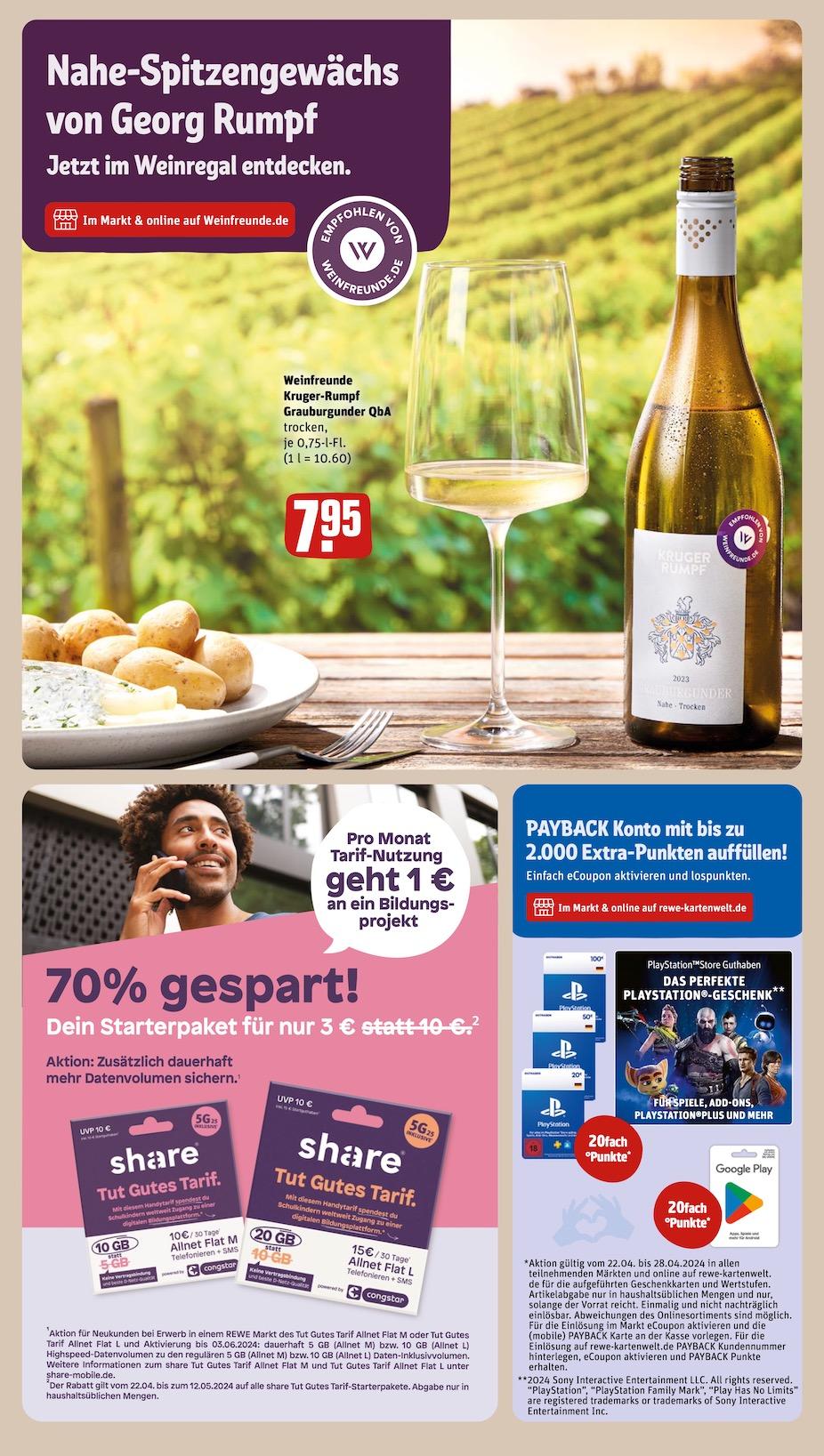 Rewe Aktueller Prospekt ab Montag Seite 21