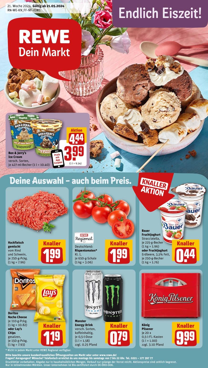 Rewe Aktueller Prospekt ab Dienstag Seite 1