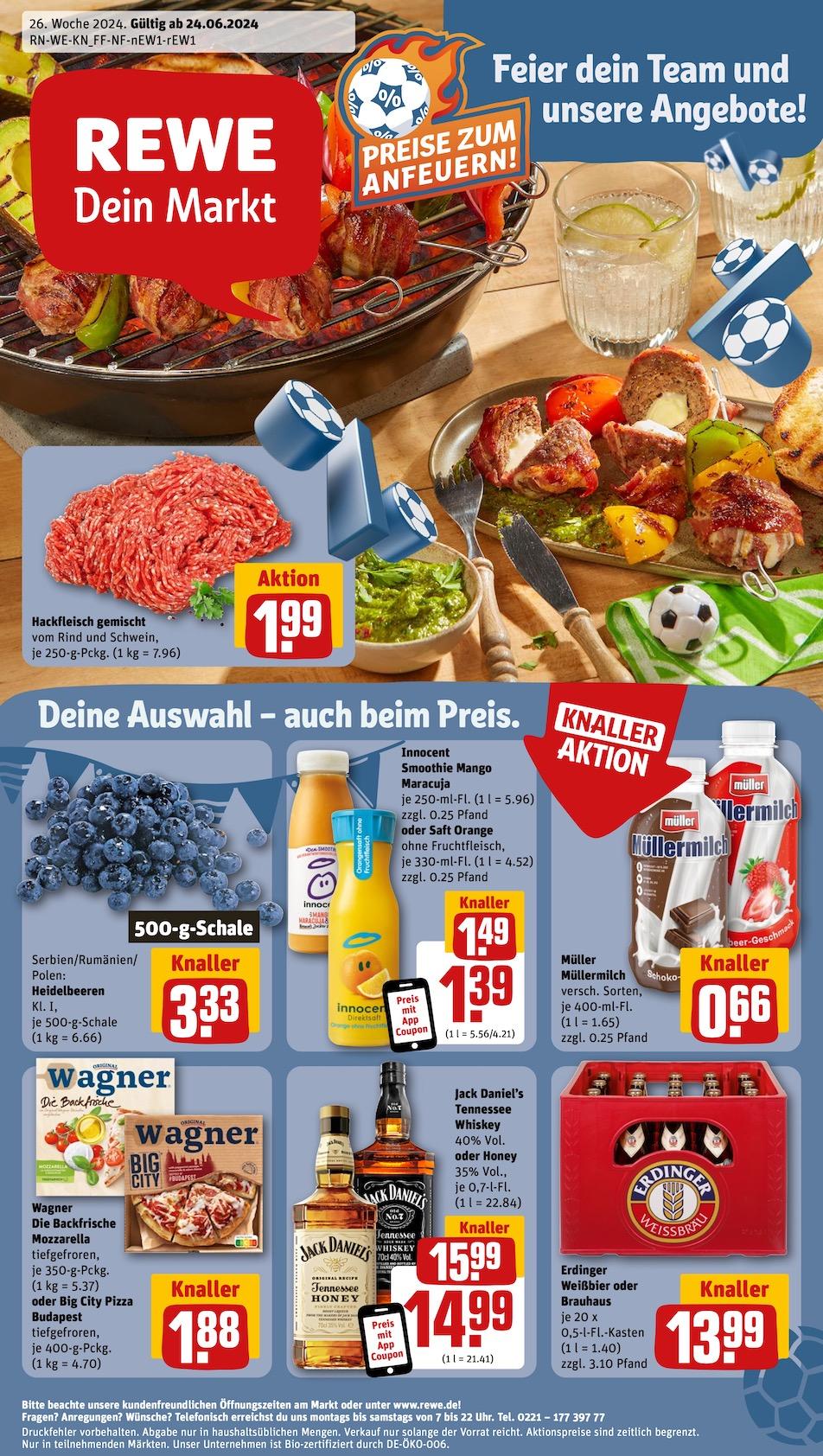 Rewe Aktueller Prospekt ab Montag Seite 1