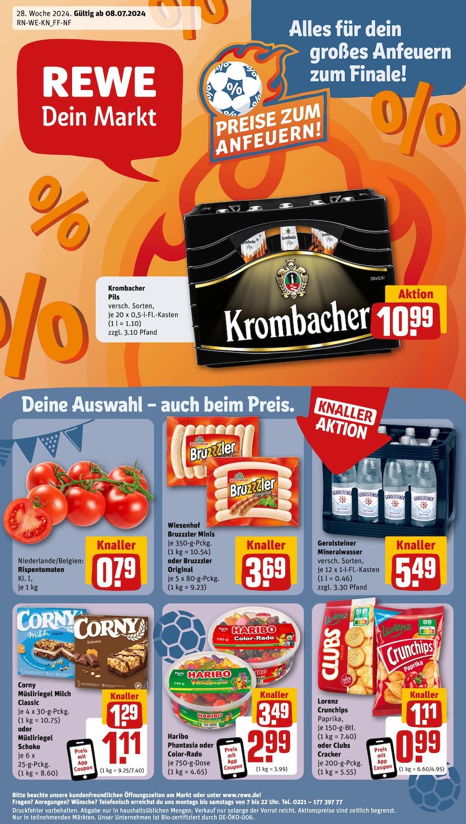 Rewe Aktueller Prospekt ab Montag Seite 1