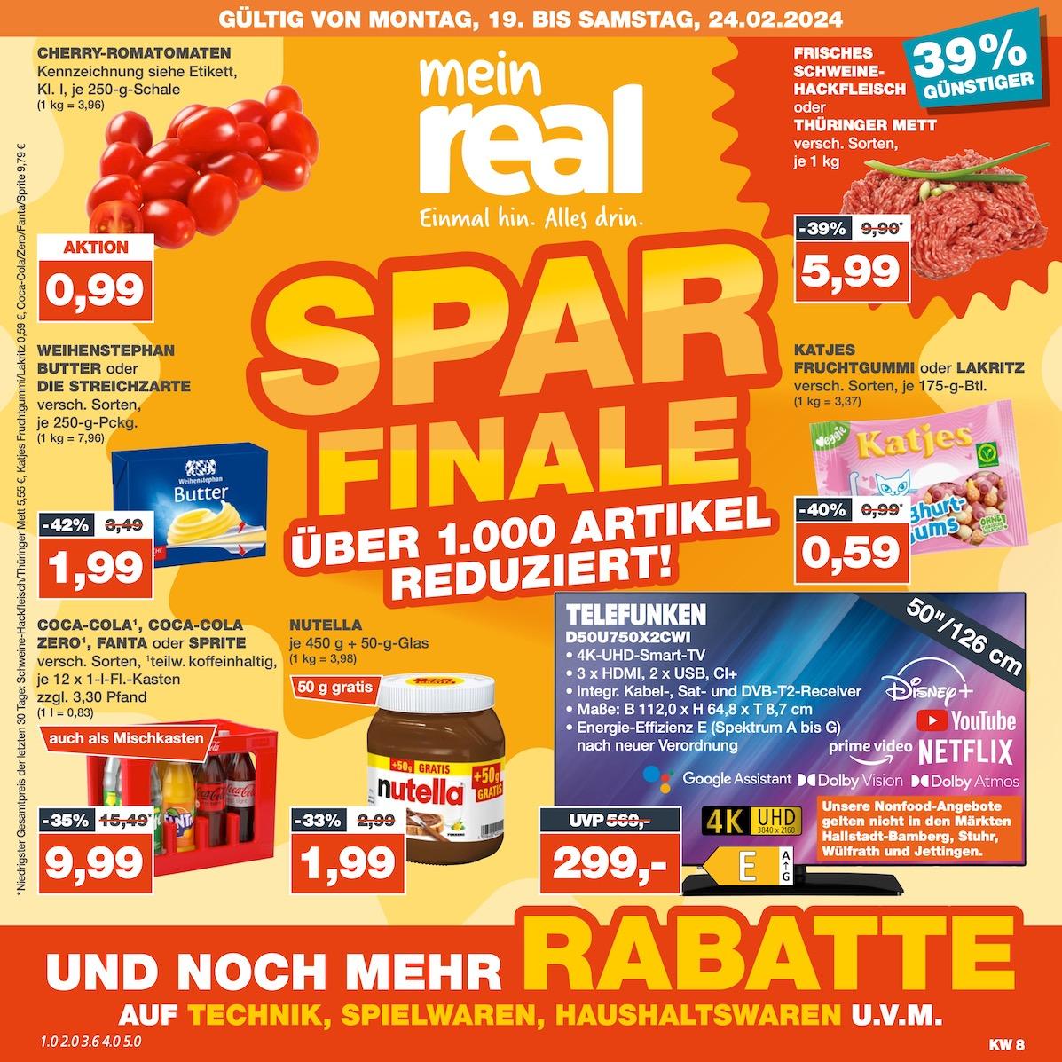 Real Aktueller Prospekt ab Montag Seite 1