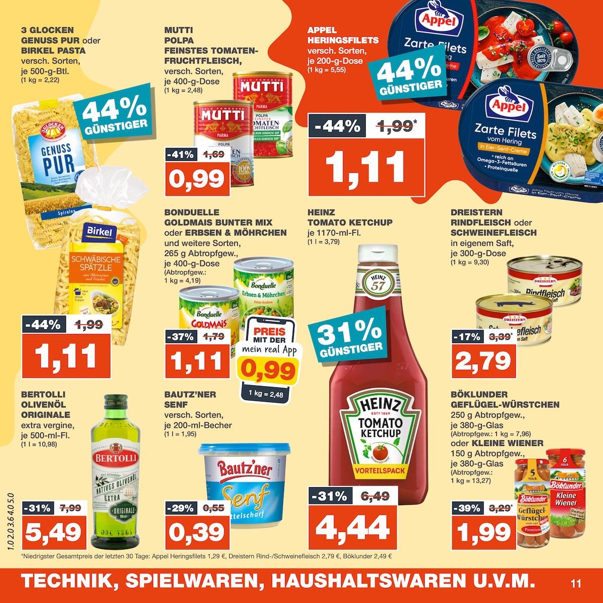Real Aktueller Prospekt ab Montag Seite 11
